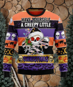 Skull Creepy Christmas Ugly Sweater