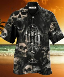 Skull Horror Skull Movies Hawaiian Shirt