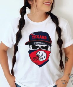 Skull Texans Football NFL Team Shirt