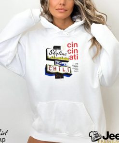 Skyline Retro Sign Cin Cin Nati shirt