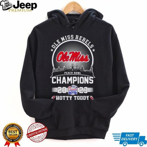 Skyline city Ole Miss Rebels Peach Bowl Champions 2023 Hotty Toddy shirt