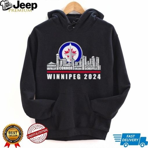 Skyline city Winnipeg Jets 2024 shirt