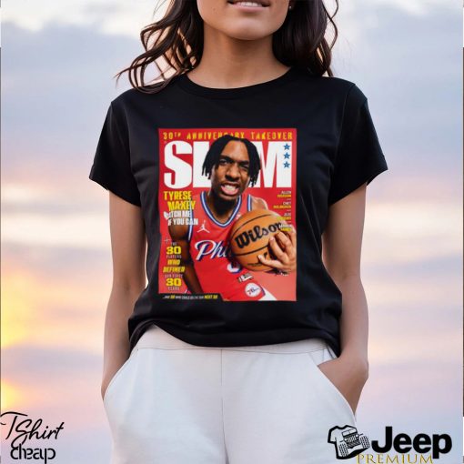 Slam 248 Tyrese Maxey Catch Me If You Can Shirt