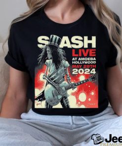 Slash Live At Amoeba Hollywood May 29th 2024 Designed By Luke Preece Limited Edtion T Shirt