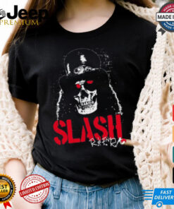 Slash Skull Portrait Black Pullover T Shirt