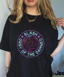 Slash Store Orgy Of The Damned Cover Art Neon Sign shirt
