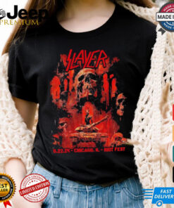 Slayer September 22, 2024 Chicago, IL Riot Fest Shirt