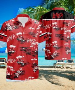 Slayer With Coconut Tree Pattern 2024 Summer Trending Hawaiian Shirt