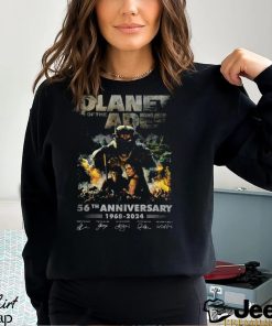 Kingdom Of The Planet Of The Apes 56th Anniversary 1968 2024 Thank You For The Memories T Shirt