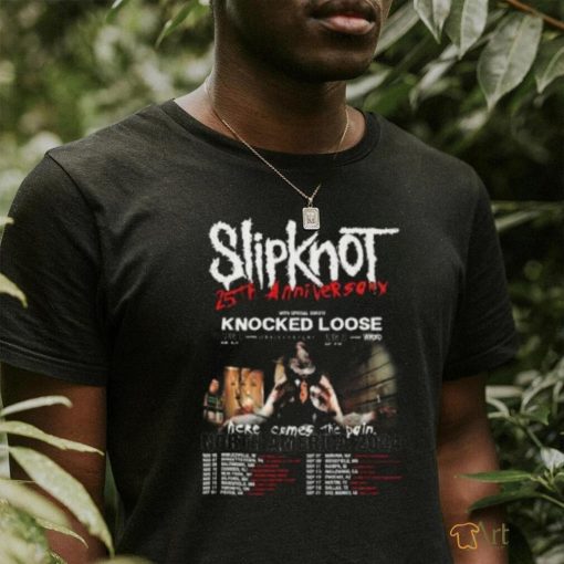 Slipknot 25th Anniversary Tour Shirt