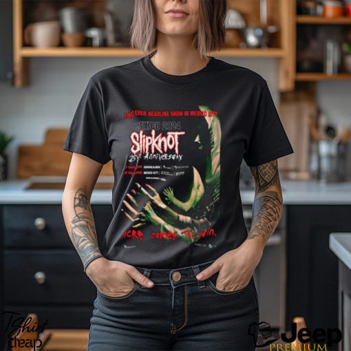 Slipknot Firts Ever Headline Show In Mexico City Here Come The Pain Classic T Shirt