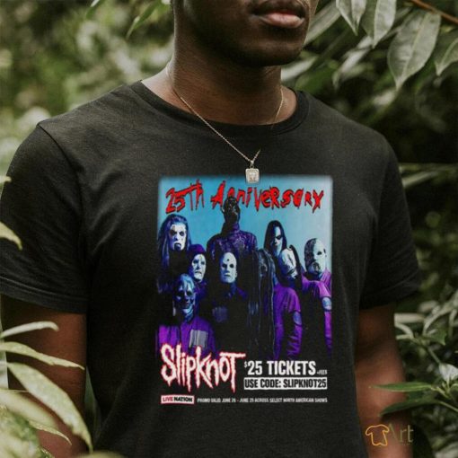 Slipknot North American Shows The 25th Anniversary Album Slipknot On June 26 29th 2024 shirt