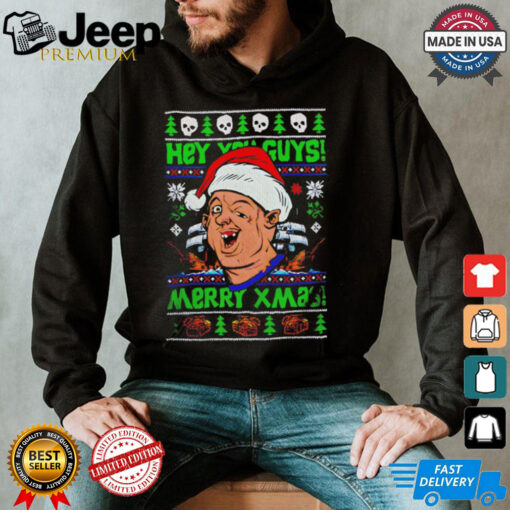 Sloth The Goonies hey you guys sweater Merry Xmas shirt