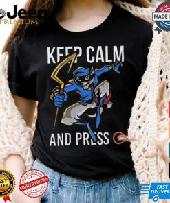 Sly cooper keep calm and press o shirt