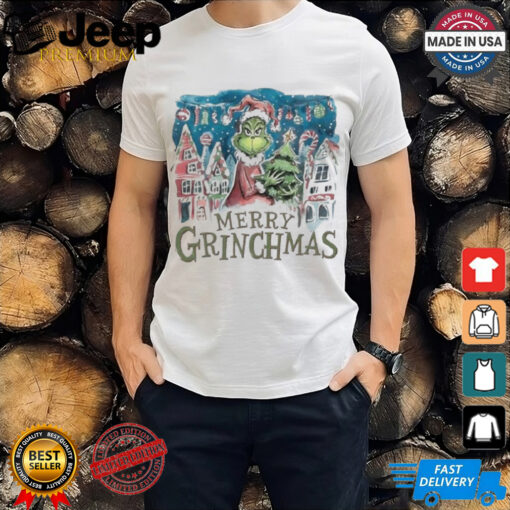 Small Town Christmas Merry Grichmas Retro Christmas Shirt