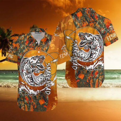 Snakehead Fishing Aloha Hawaiian Shirts For Men And Women