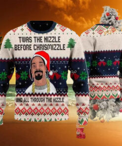 Snoop Dogg Before Chrismizzle Chirstmas Gifts 2024 Xmas For Family And Friends Ugly Sweater