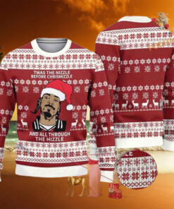 Snoop Dogg Before Christmizzle Chirstmas Gifts 2024 Xmas For Family And Friends Ugly Sweater