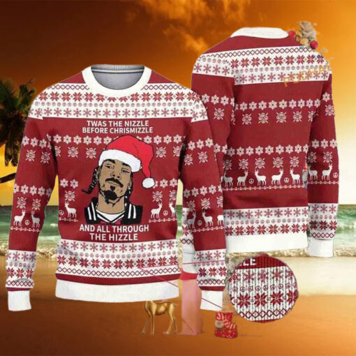 Snoop Dogg Before Christmizzle Chirstmas Gifts 2024 Xmas For Family And Friends Ugly Sweater