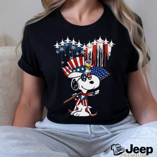 Snoopy America Flag Happy 4th Of July T Shirt