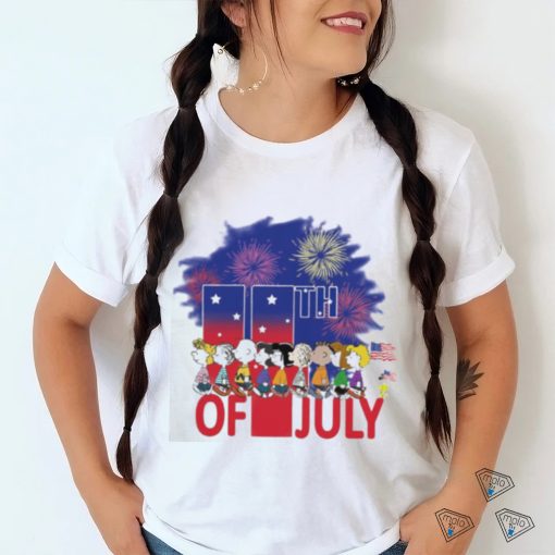 Snoopy And Charlie Brown Peanuts 4th Of July Shirt