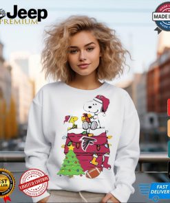 Snoopy And Woodstock Gift Atlanta Falcons Football Merry Christmas 2024 shirt