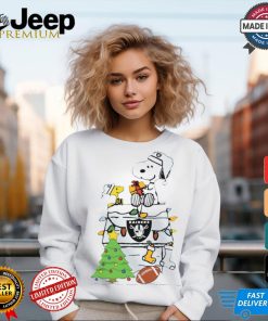 Snoopy And Woodstock Gift Las Vegas Raiders Football Merry Christmas 2024 shirt