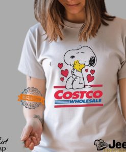 Snoopy And Woodstock Loves Costco Wholesale Logo Shirt