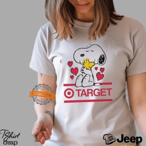 Snoopy And Woodstock Loves Target Logo Shirt