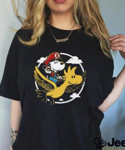 Snoopy And Woodstock Super Beagle Bros Video Game Adventure Dog shirt