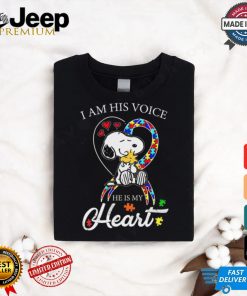 Snoopy Autism – His Voice My Heart shirt