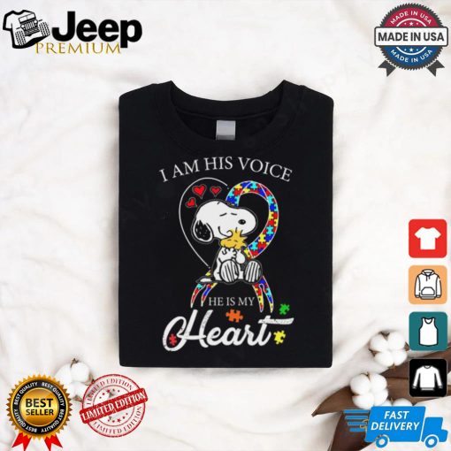 Snoopy Autism – His Voice My Heart shirt