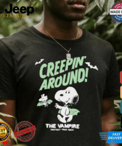 Snoopy Creepin Around Creature Of The Night The Vampire Shirt