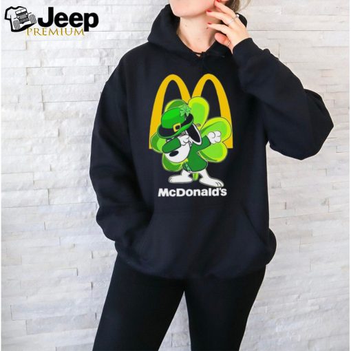 Snoopy Dabbing McDonald’s logo St Patrick’s Day 2024 shirt
