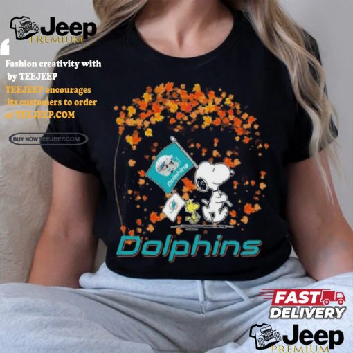 Snoopy Dolphins Fall Shirt