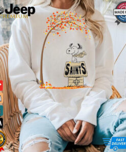 Snoopy Fall New Orleans Saints T Shirt