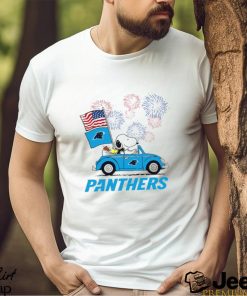 Snoopy Football Happy 4th Of July Carolina Panthers Shirt