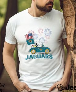 Snoopy Football Happy 4th Of July Jacksonville Jaguars Shirt