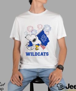 Snoopy Football Happy 4th Of July Kentucky Wildcats Shirt