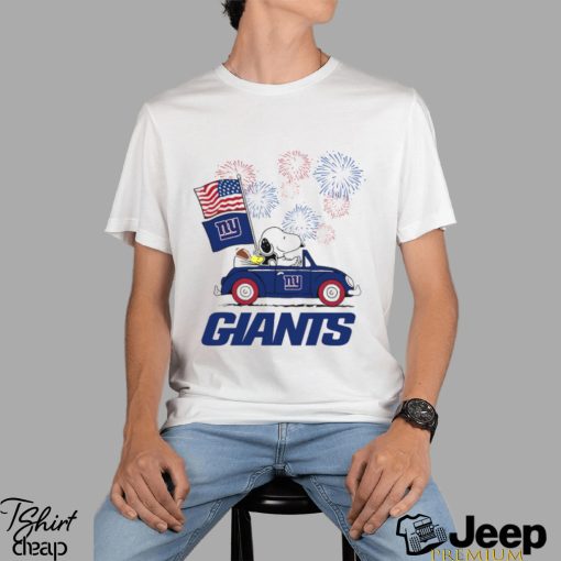 Snoopy Football Happy 4th Of July New York Giants Shirt