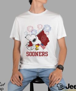 Snoopy Football Happy 4th Of July Oklahoma Sooners Shirt