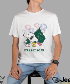 Snoopy Football Happy 4th Of July Oregon Ducks Shirt