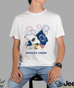 Snoopy Football Happy 4th Of July Penn State Nittany Lions Shirt