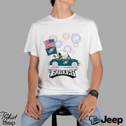 Snoopy Football Happy 4th Of July Philadelphia Eagles Shirt