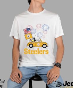 Snoopy Football Happy 4th Of July Pittsburgh Steelers Shirt