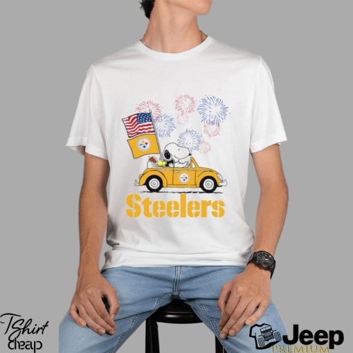 Snoopy Football Happy 4th Of July Pittsburgh Steelers Shirt