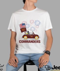 Snoopy Football Happy 4th Of July Washington Commanders Shirt