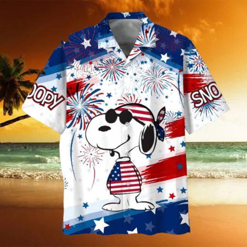 Snoopy Happy 4th Of July 2024 Hawaiian Shirt