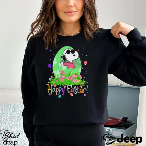 Snoopy Happy Easter Green Egg Fan 2024 Shirt