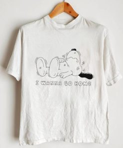 Snoopy I Wanna Go Home Shirt